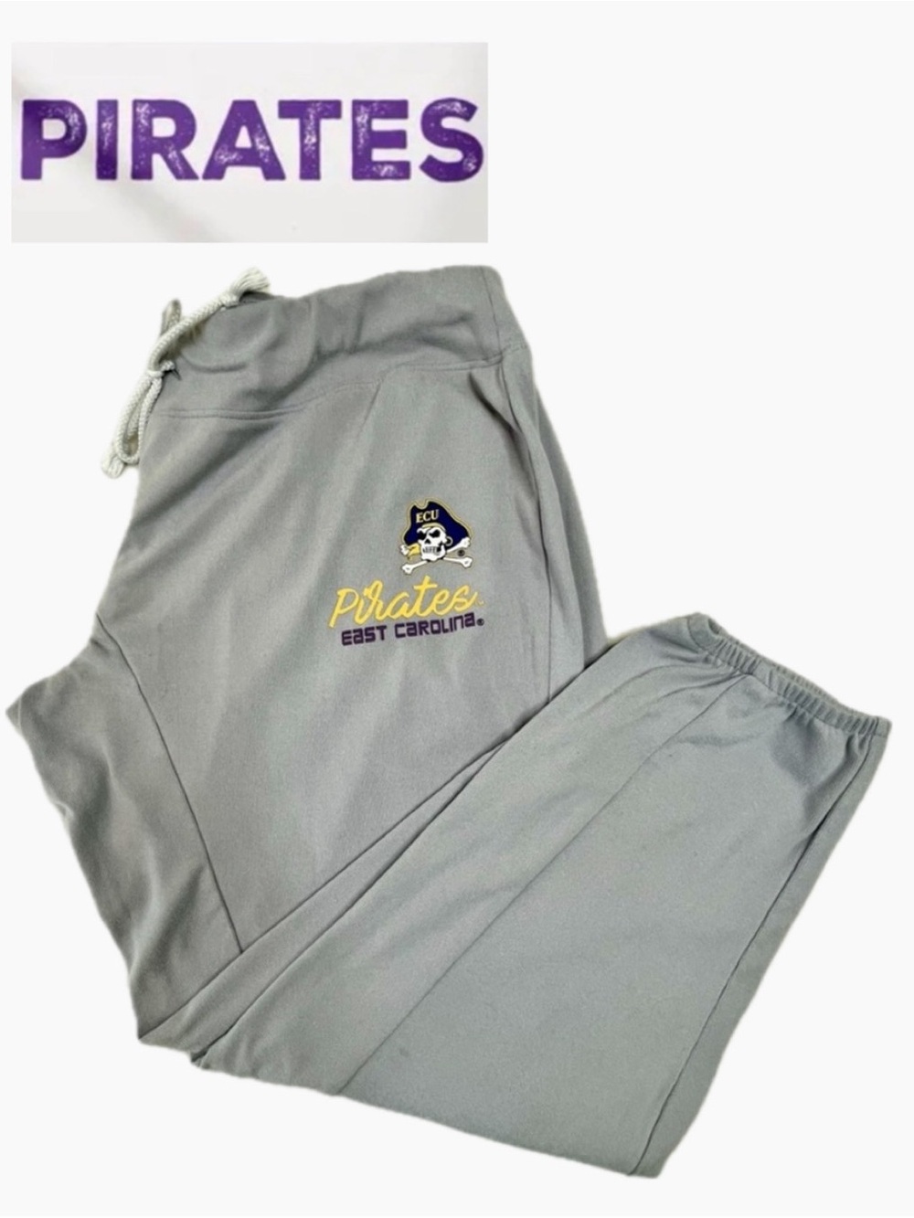 East Carolina Pirates Light Purple Jogging Logo pants. XL